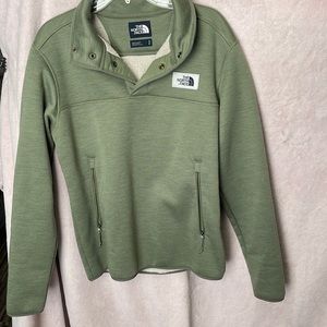 Sweater 1/4 button up, pullover, pockets. Very warm!